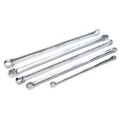 Alternative view of Doppel-Ringschlüssel-Satz 5-tlg lang 8-19mm Ringschlüssel Satz