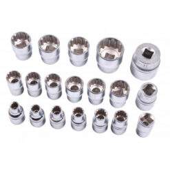 Alternative view of Steckschlüssel Satz 1/2 Zoll Set 19-tlg 8-32 mm Vielzahn