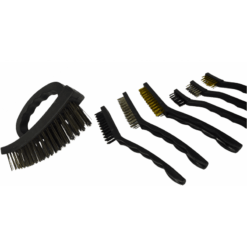 Alternative view of Bürsten-Satz 7-tlg. Stahl Nylon Messing