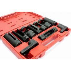 Alternative view of Einspritzdüsen Injektor Schlüssel Satz 10-tlg Lambdasonde Steckschlüssel Nüsse