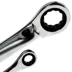 Alternative view of Doppel-Ringschlüssel lang 17mm Ringschlüssel mit Ratsche