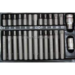 Alternative view of Bit Satz 40-tlg Imbus Torx Inbus XZN HEX SPLINE Vielzahn Nuss