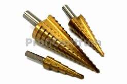 Alternative view of Kegelbohrer-Satz 3-tlg Stufenbohrer Schälbohrer Satz