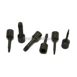 Alternative view of Schraubenlöser Linksausdreher Bolzen Ausdrehset Satz 6-tlg 1/2'' Einsatz Linksbohrer Extraktoren