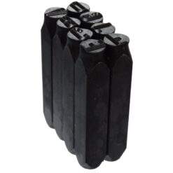 Alternative view of Schlagbuchstaben + Schlagzahlen Satz 10mm 36-tlg Schlagstempel Einschlagzahlen Einschlagbuchstaben