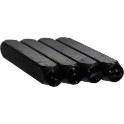 Alternative view of Schlagbuchstaben + Schlagzahlen Satz 6mm 36-tlg Schlagstempel Einschlagzahlen Einschlagbuchstaben