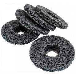 Alternative view of Grob-Reinigungsscheibe Set 5 Stück 125mm Bohrung 22,2mm Reinigungsvlies