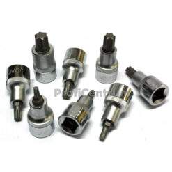 Alternative view of Imbussatz 9-tlg T20-T60 1/2'' Bit Imbus TORX Inbus Nüsse Steckschlüssel