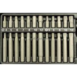 Alternative view of Profi-Satz Imbus Bit TORX SPLINE Einlage 40-tlg Steckschlüssel Nüsse Kfz Werkzeug Satz Stecknüsse