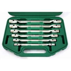 Alternative view of Gelenk Steckschlüssel Satz 6-tlg Doppel Gelenkschlüssel Set