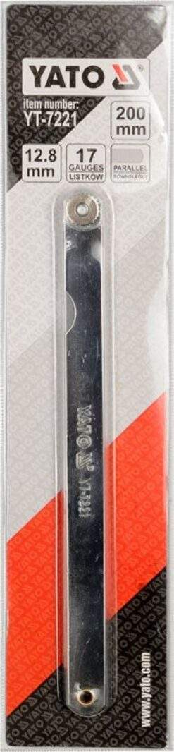 Alternative view of 17-Blatt Abstandslehre Fühlerlehre Ventillehre Fühllehre 0,02mm - 1mm