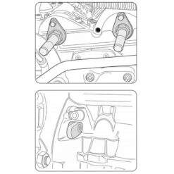 Alternative view of Motor-Einstellwerkzeug VW SEAT SKODA 1.2 6V 12V HTP