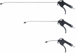 Druckluft-Ausblaspistolen-Satz 3-tlg. 110 / 300 / 500 mm