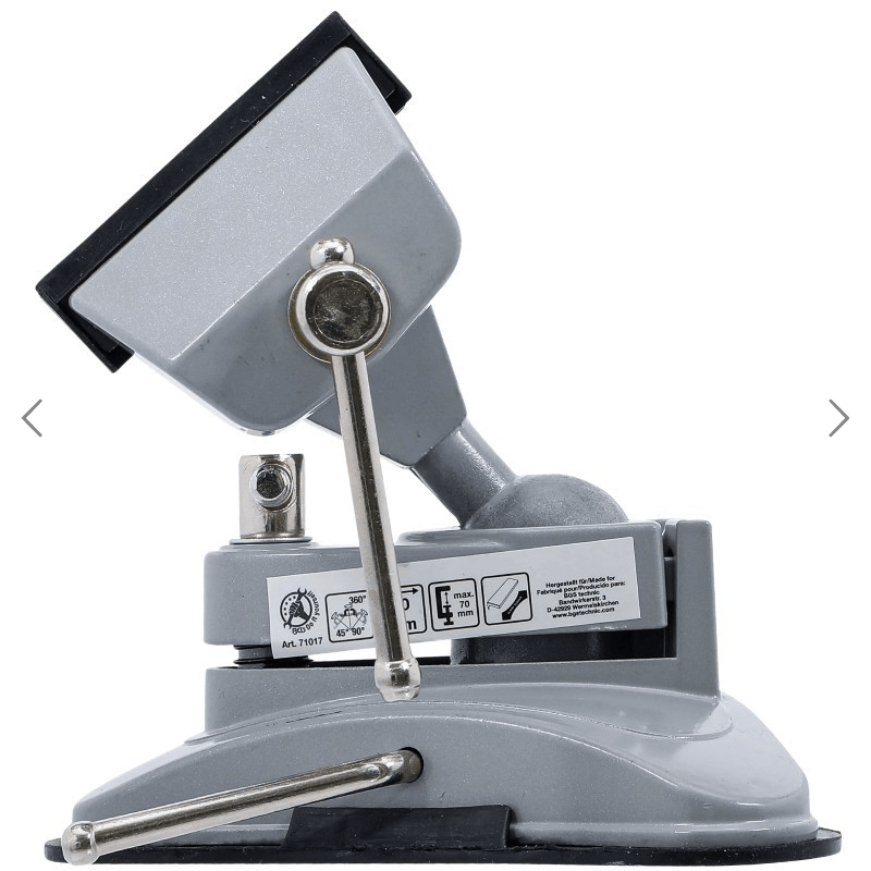 Tisch-Schraubstock schwenkbar mit Vakuum-Saugfuß – Bild 3