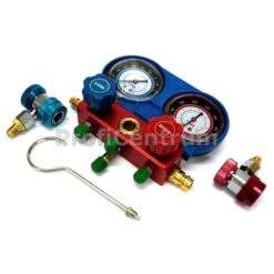 Alternative view of Druckuhr-Armatur Klimaanlagenprüfung Manometer