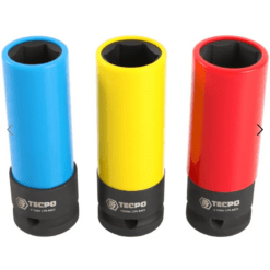 Alternative view of Drehmomentschlüssel 1/2" 20-200 Nm + Kraft Schoneinsatz Satz 17-19-21 mm Stecknüsse