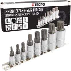 Bit-Einsatz-Satz Innenvielzahn-Satz XZN SPLINE Set M4-M16 8-teilig
