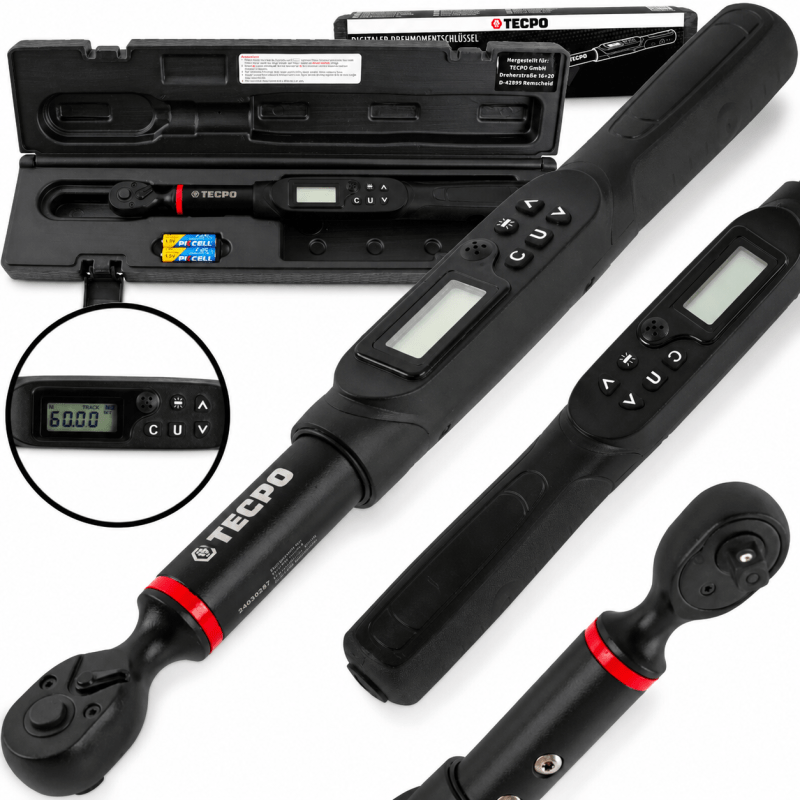 Digitaler Drehmomentschlüssel 3/8" 3-60 NM