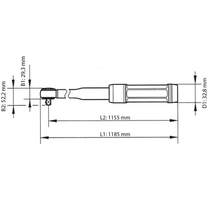 Drehmomentschlüssel 3/4", 140–700 Nm – Bild 7