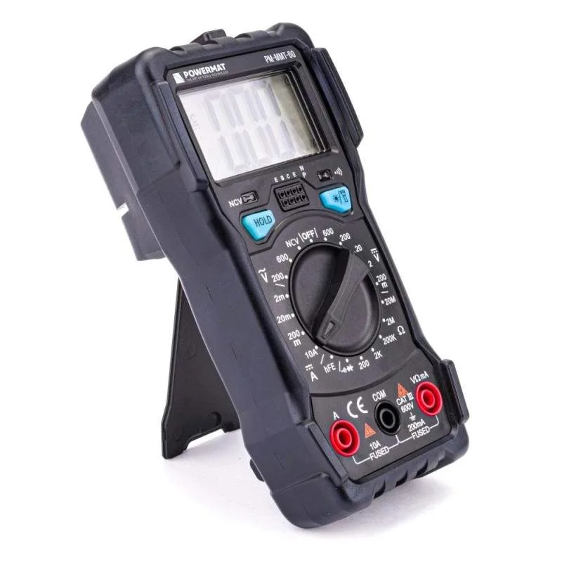 Digitaler Stromprüfer Multimeter Messgerät Spannungsmesser AC/DC 600V, LCD, LED – Bild 4
