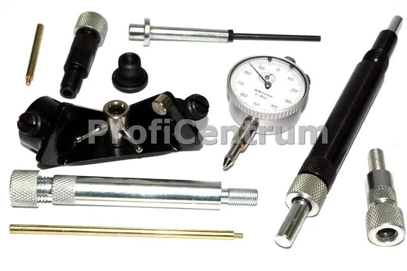 Einstellwerkzeug Set Dieselpumpe 10-tlg. Messuhr für Bosch Lucas CAV – Bild 2