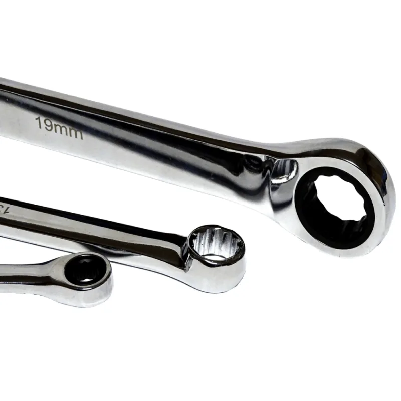 Doppel-Ringschlüssel lang 17mm Ringschlüssel mit Ratsche – Bild 4