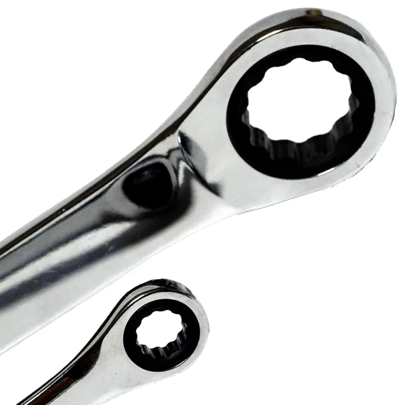 Doppel-Ringschlüssel lang 17mm Ringschlüssel mit Ratsche – Bild 2