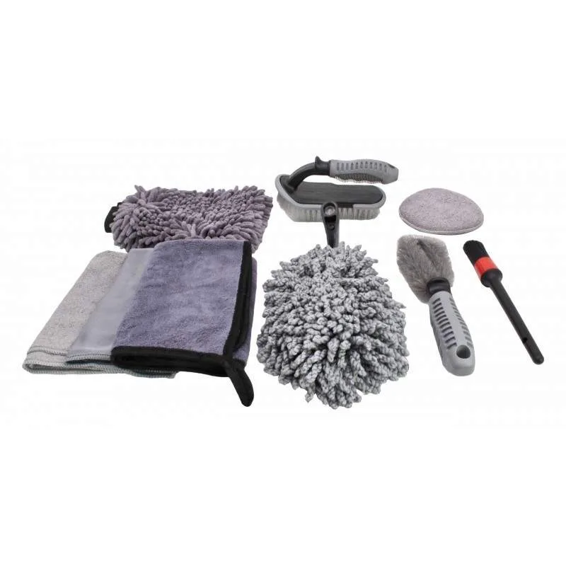 Detailing Zubehör für Autowäsche Set 9-tlg. – Bild 2