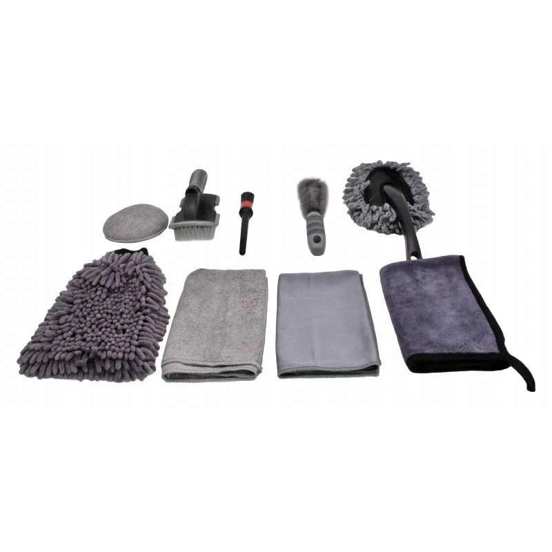 Detailing Zubehör für Autowäsche Set 9-tlg. – Bild 3