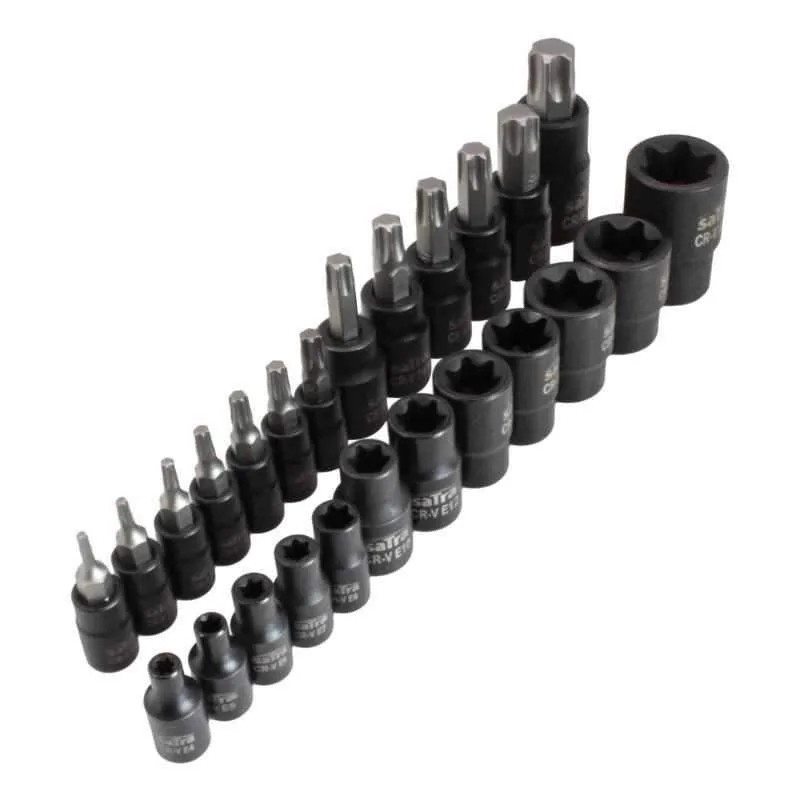 TORX/E-Steckschlüsselsatz 1/4''+3/8''+1/2'' 25-tlg. – Bild 2