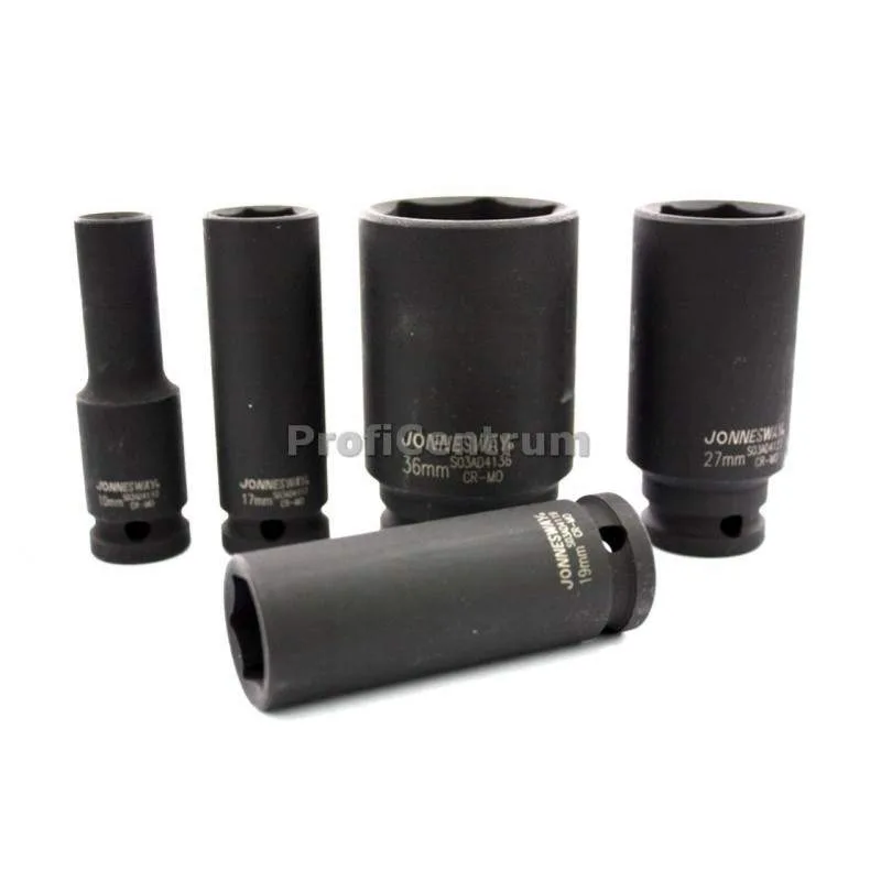 Schlagschrauber 1/2'' 10mm Steckschlüssel lang Kraftnuss Einsatz Stecknuss – Bild 2
