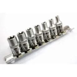 Außen Torx Nüsse 11-tlg. Steckschlüssel Satz 1/4 Werkzeug Set Schrauben Dreher