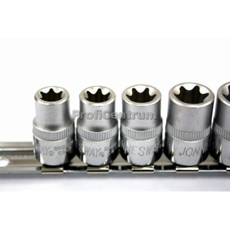Außen Torx Nüsse 11-tlg. Steckschlüssel Satz 1/4'' 3/8'' Werkzeug Set Schrauben – Bild 2