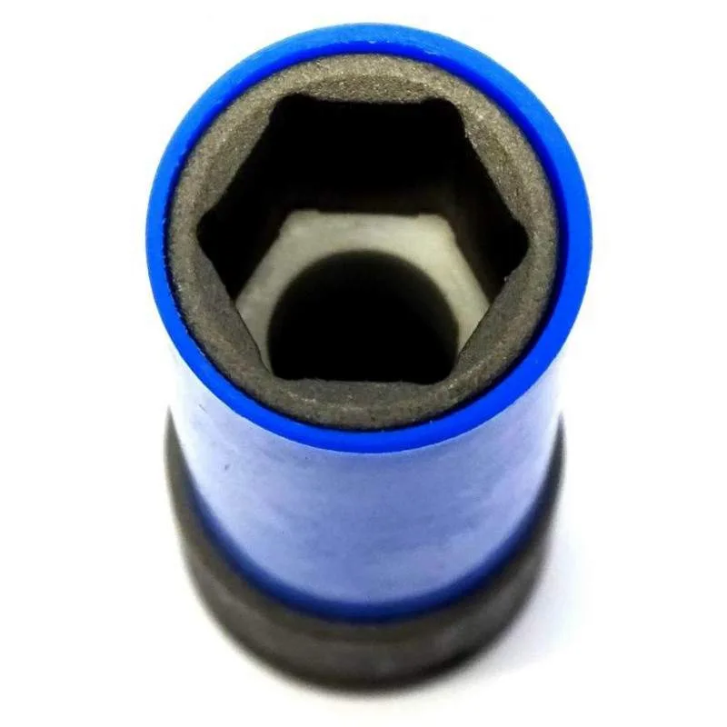 Kraft Steckschlüssel Alufelgen 17mm 1/2'' lang Nuss Radmuttern Stecknuss Schrauben lösen – Bild 3