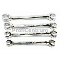 Bremsleitungsschlüssel Leitungsschlüssel Ringschlüssel Satz 8-17 mm Rolltasche 4 tlg für Bremsleitungen