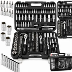 Steckschlüssel-Satz 192-tlg. 1/4" 3/8" 1/2" Werkzeugsatz